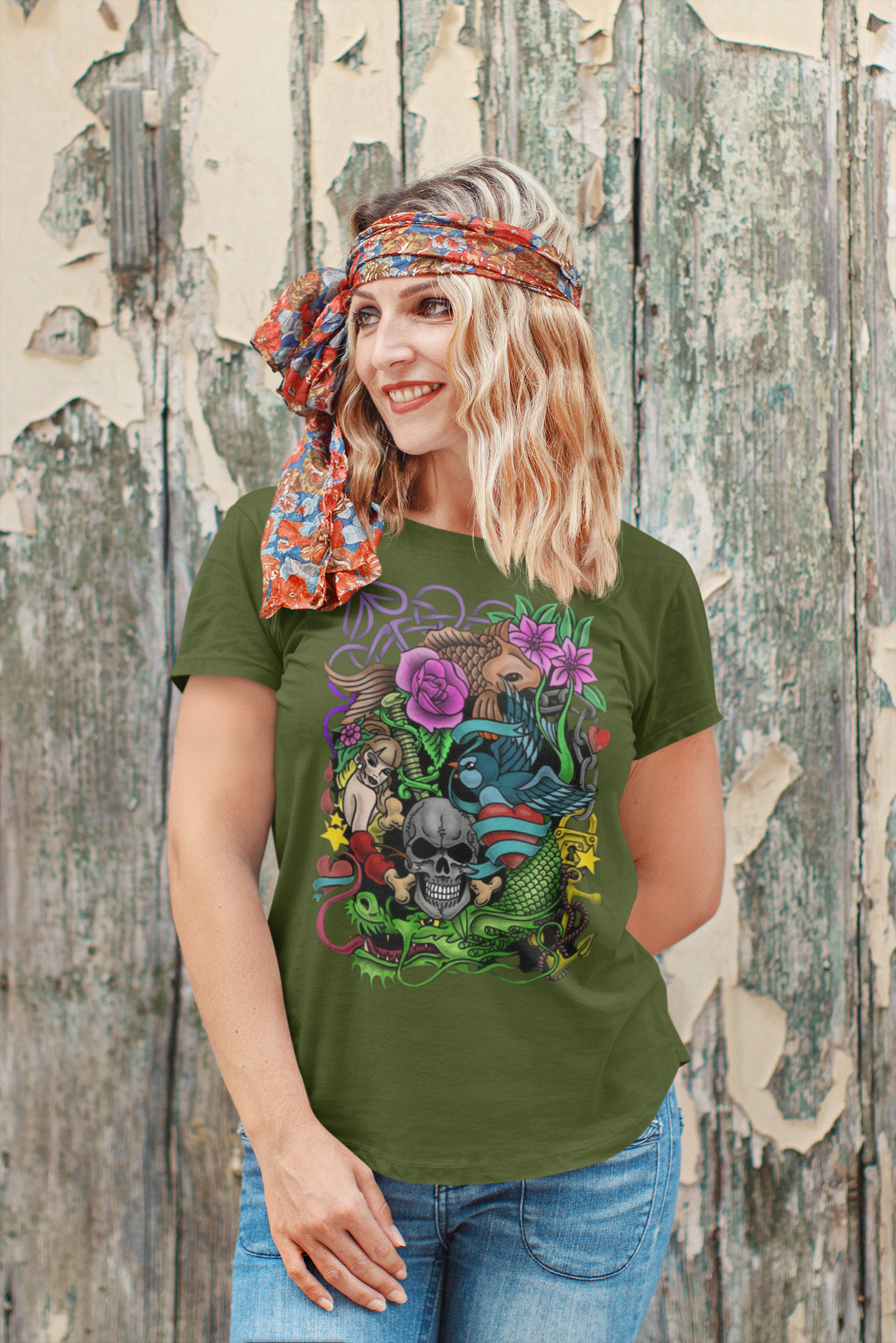 Дамска тениска с къс ръкав